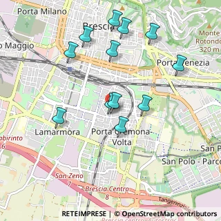 Mappa Via Alessandro Mantice, 25124 Brescia BS, Italia (0.9775)