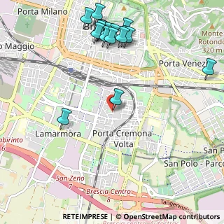 Mappa Via Alessandro Mantice, 25124 Brescia BS, Italia (1.28353)