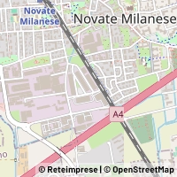 Hartă Novate Milanese