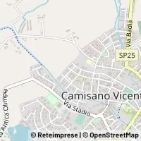 Map Camisano Vicentino