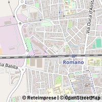 Map Romano di Lombardia
