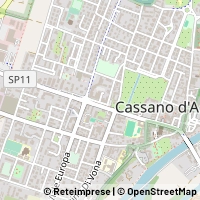 Mapa Cassano d'Adda