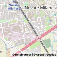 Mapa Novate Milanese