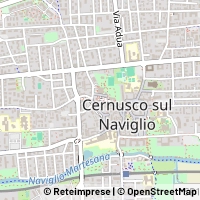 Hartă Cernusco sul Naviglio