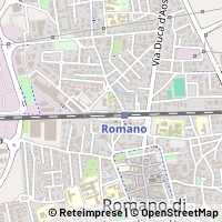 Hartă Romano di Lombardia