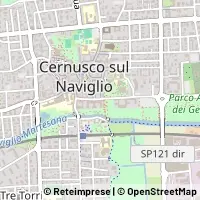 Hartă Cernusco sul Naviglio