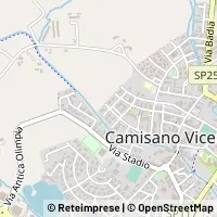 Mapa Camisano Vicentino