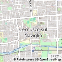 Kartta Cernusco sul Naviglio