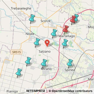 Mappa 30030 Salzano VE, Italia (4.64182)
