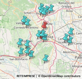 Mappa Via Giacomo Puccini, 36051 Creazzo VI, Italia (15.2575)