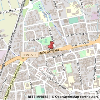 Mappa Viale Ortigara, 22, 24047 Caravaggio, Bergamo (Lombardia)