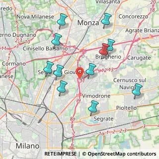 Mappa Via G. di Vittorio, 20099 Sesto San Giovanni MI, Italia (3.97182)