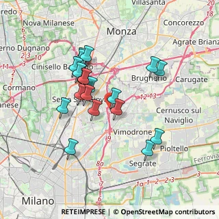 Mappa Via G. di Vittorio, 20099 Sesto San Giovanni MI, Italia (3.128)