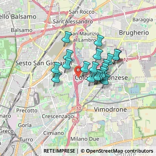 Mappa Via G. di Vittorio, 20099 Sesto San Giovanni MI, Italia (1.273)