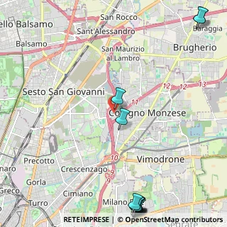 Mappa Via G. di Vittorio, 20099 Sesto San Giovanni MI, Italia (3.42909)