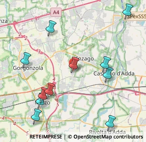 Mappa Via per Cascina Sant'Angelo, 20065 Inzago MI, Italia (4.85)