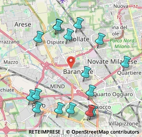 Mappa , 20021 Baranzate MI, Italia (2.37375)
