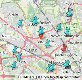 Mappa , 20021 Baranzate MI, Italia (2.48789)