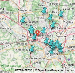 Mappa , 20021 Baranzate MI, Italia (7.22833)