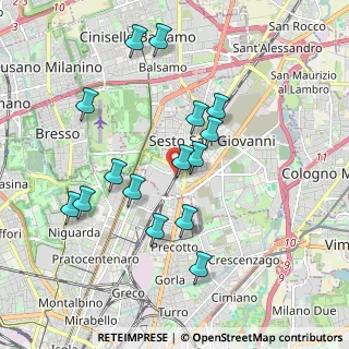 Mappa Via Venezia, 20099 Sesto San Giovanni MI, Italia (1.828)