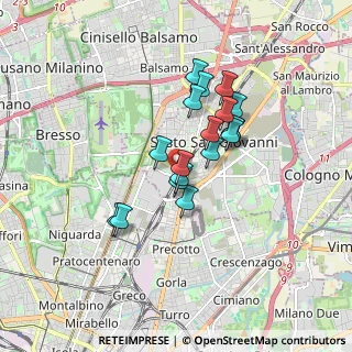 Mappa Via Venezia, 20099 Sesto San Giovanni MI, Italia (1.30222)