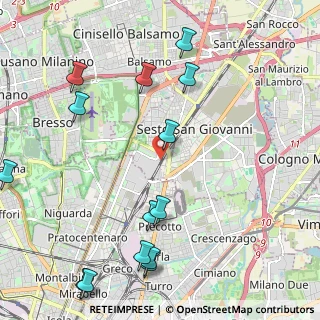 Mappa Via Venezia, 20099 Sesto San Giovanni MI, Italia (2.73714)