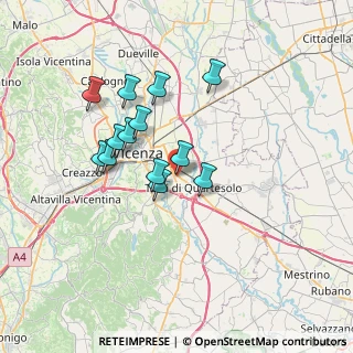 Mappa C.C. Palladio, 36100 Vicenza VI, Italia (5.87615)