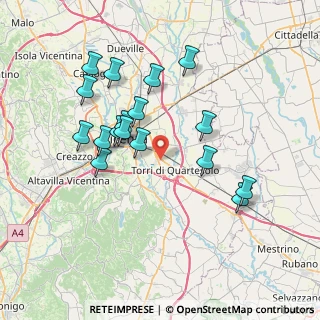 Mappa SS 11, 36100 Vicenza VI, Italia (7.11412)