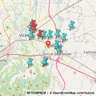 Mappa SS 11, 36100 Vicenza VI, Italia (3.134)