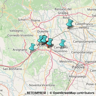 Mappa SS 11, 36100 Vicenza VI, Italia (7.87636)
