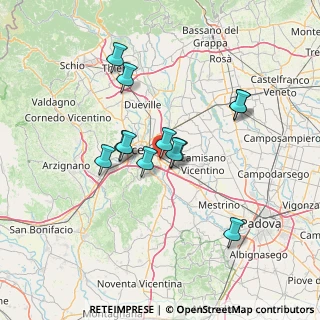 Mappa SS 11, 36100 Vicenza VI, Italia (11.61917)
