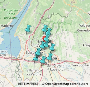 Mappa Via Ghedini Guido, 37024 Negrar di Valpolicella VR, Italia (9.25417)