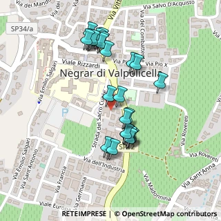 Mappa Via Ghedini Guido, 37024 Negrar di Valpolicella VR, Italia (0.21111)