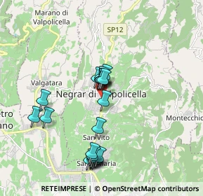 Mappa Via Ghedini Guido, 37024 Negrar di Valpolicella VR, Italia (1.7195)