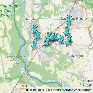 Mappa Via Guglielmo Marconi, 20029 Turbigo MI, Italia (1.3285)