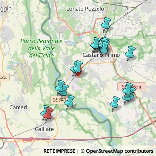 Mappa Via Guglielmo Marconi, 20029 Turbigo MI, Italia (4.0635)