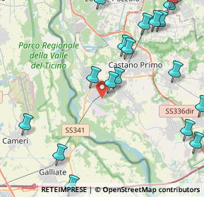 Mappa Via Guglielmo Marconi, 20029 Turbigo MI, Italia (5.8175)