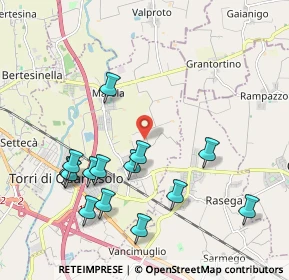 Mappa Via Alture, 36040 Torri di Quartesolo VI, Italia (2.15643)