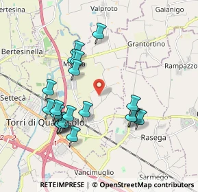 Mappa Via Alture, 36040 Torri di Quartesolo VI, Italia (1.8595)