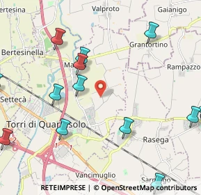 Mappa Via Alture, 36040 Torri di Quartesolo VI, Italia (2.83214)