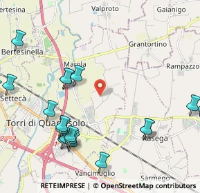 Mappa Via Alture, 36040 Torri di Quartesolo VI, Italia (2.7105)