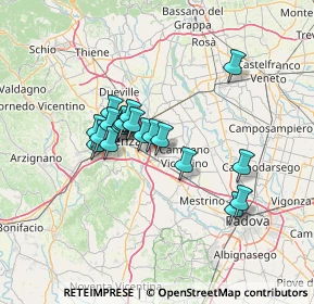 Mappa Via Alture, 36040 Torri di Quartesolo VI, Italia (10.44632)