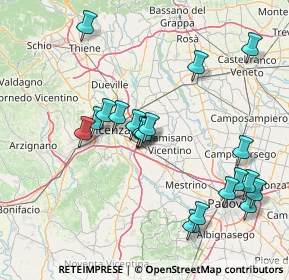 Mappa Via Alture, 36040 Torri di Quartesolo VI, Italia (15.655)