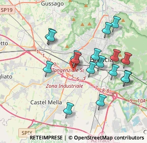 Mappa Via Roma, 25125 Brescia BS, Italia (3.71294)
