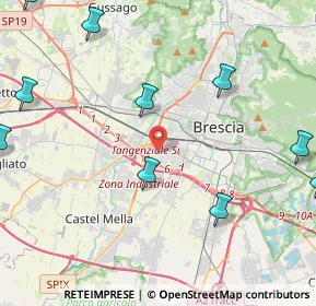 Mappa Via Roma, 25125 Brescia BS, Italia (6.11273)
