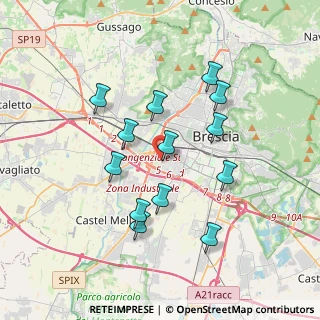 Mappa Via Roma, 25125 Brescia BS, Italia (3.34923)