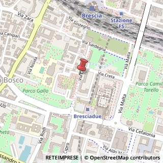 Mappa Via Corfù, 48, 25124 Brescia, Brescia (Lombardia)