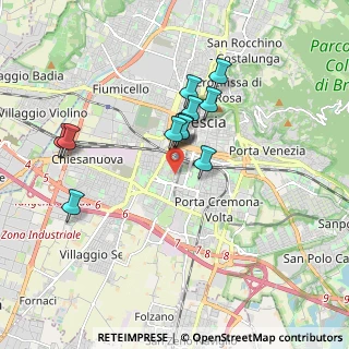 Mappa Via Corfù, 25124 Brescia BS, Italia (1.50667)
