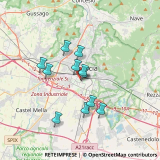 Mappa Via Corfù, 25124 Brescia BS, Italia (2.94727)