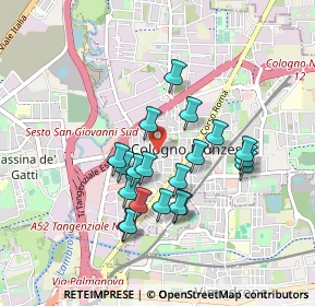 Mappa Piazza Italia, 20093 Cologno Monzese MI, Italia (0.763)